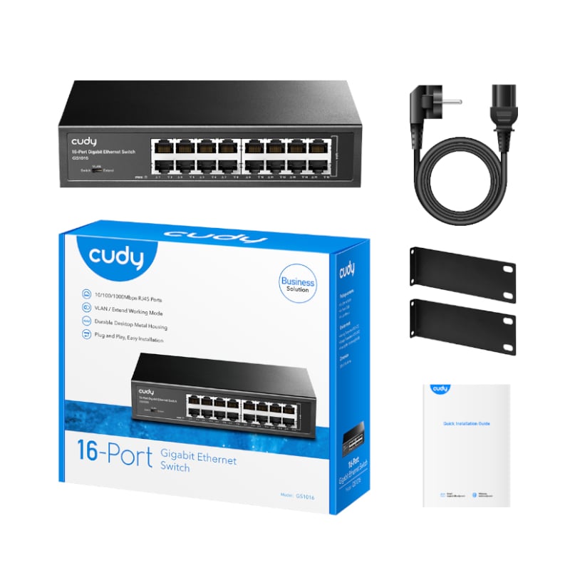 Cudy 16 Port Gigabit Metal Switch – MKITech Solutions