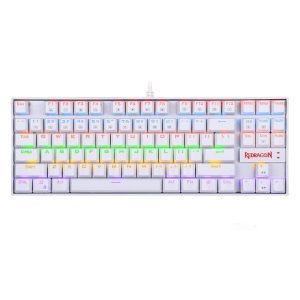 REDRAGON KUMARA Mechanical 87 Key|RGB Backlit Gaming Keyboard - White