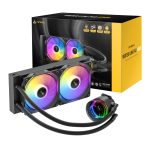 Antec VORTEX LUM 240 ARGB AIO CPU Liquid Cooler â€“ Black