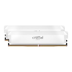 Crucial Pro DDR5-6400 64GB Overclocking Memory Kit - White