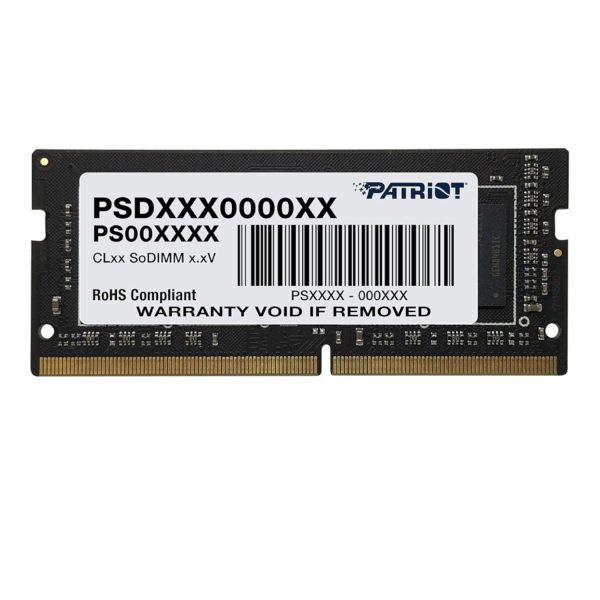 Patriot Signature Line 8GB 3200MHz DDR4 Dual Rank SODIMM Notebook Memory