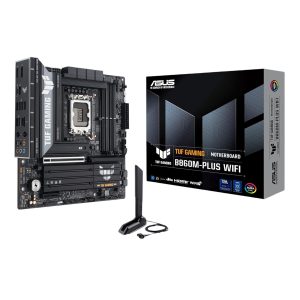 Asus TUF Gaming B860M-Plus Wi-Fi M-ATX Motherboard â€“ Intel LGA1851, DDR5, PCIe 5.0. Wi-Fi 7