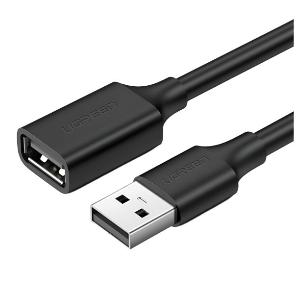 UGREEN USB 2.0 Extension Cable â€“ Male to Female, 480Mbps Data Transfer - 3m