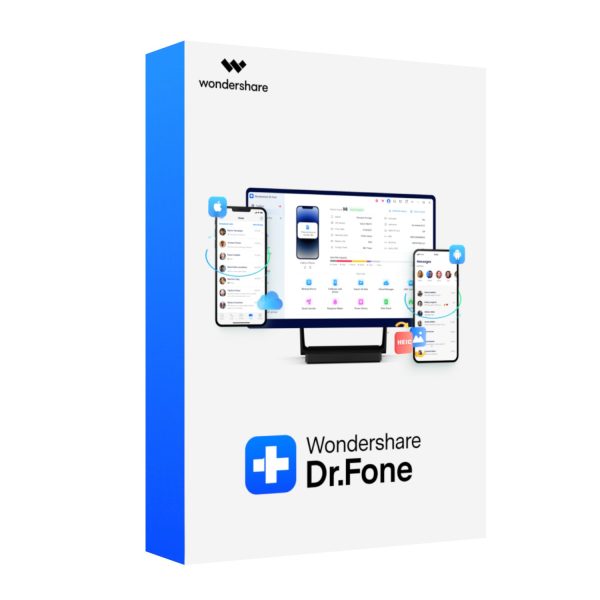 Wondershare Dr.Fone â€“ Full Toolkit for Windows (Digital Perpetual License | 1-5 devices | 1 PC)