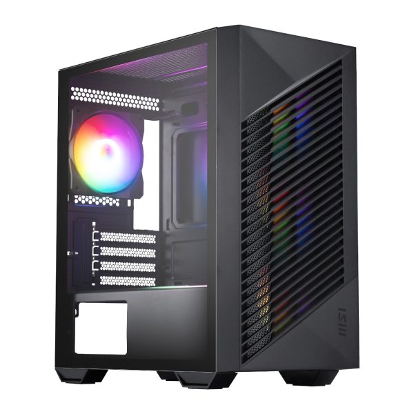 MSI PRO FORGE M050A Micro-ATX Gaming Chassis - Black