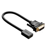 UGreen DVI to HDMI Cable Adapter 15cm | Male to Female | 1080p Full HD â€“ Black