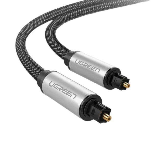 UGreen AV108 Male to Male Toslink Optical Audio Cable 2mâ€“Grey