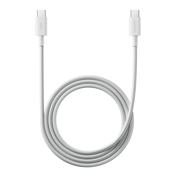 Xiaomi 6A Braided USB Type-C to USB Type-C Cable (1m) - White