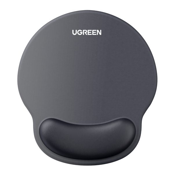 UGreen LP668 Ergonomic Mousepad with Wrist Rest (220 x 245 mm) - Black