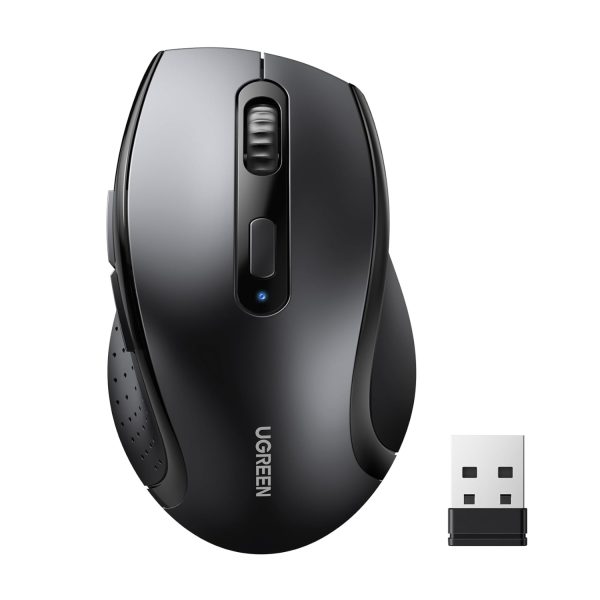 UGreen M511 Ergonomic 2.4GHz Wireless Mouse - Black
