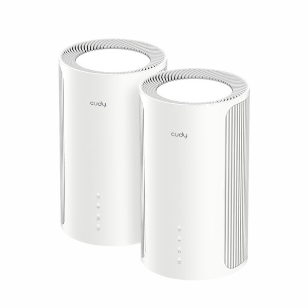 Cudy BE11000 Wi-Fi7 Tri-band Mesh Wi-Fi System (2 Pack)-White