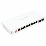 â—�	ASUS 8x2.5G + 2x10G SFP+ Unmanaged Network Switch- White