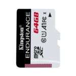Kingston 64GB microSDXC Endurance 95R/30W C10 A1 UHS-I Card Only