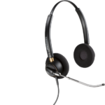 Poly EncorePro 520V Binaural Headset VoiceTube +Quick Disconnect