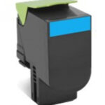 Lexmark 808Xce Cyan Cartridge