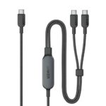 Anker 2in1 TypeC TypeC Cable 140W 1.2m Black
